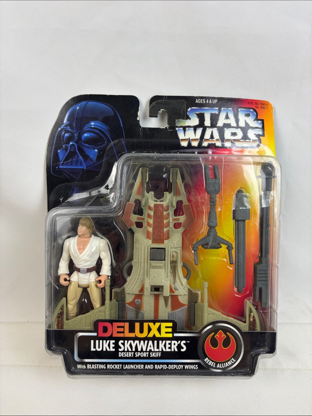 Star Wars Deluxe Luke Skywalker's Desert Sport Skiff, Rebel Alliance 1996 Kenner